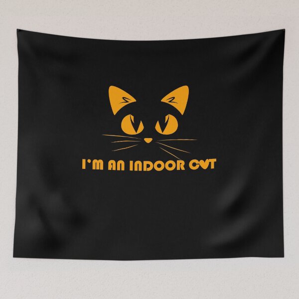 Item preview, i'm an indoor cat, happy cat lovers, Funny Cat Memes Lovers designed and sold by yssnyd.