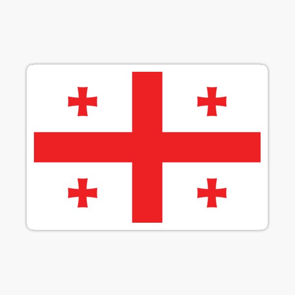 Item preview, Georgian Flag designed and sold by shirtsonshirts.