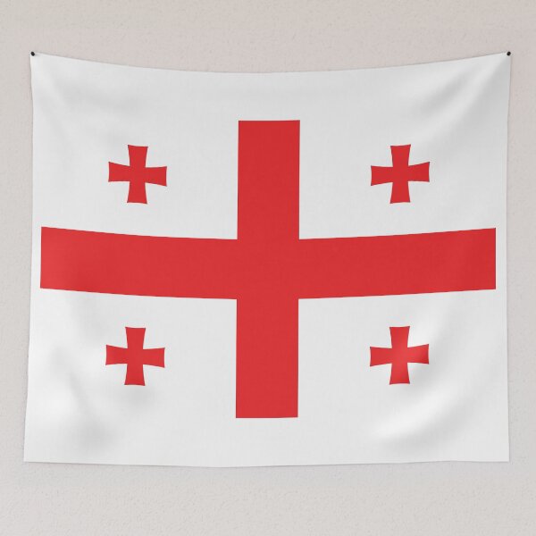 Item preview, Georgian Flag designed and sold by shirtsonshirts.