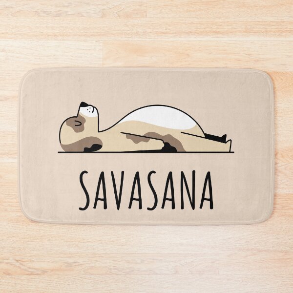 Item preview, Dog Yoga Savasana Sleepy Puppy designed and sold by CreatedbyJR.