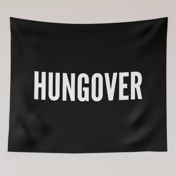 Item preview, Hungover. A Great Design for Those Who Overindulged. Funny Drinking Quote designed and sold by That Cheeky Tee.