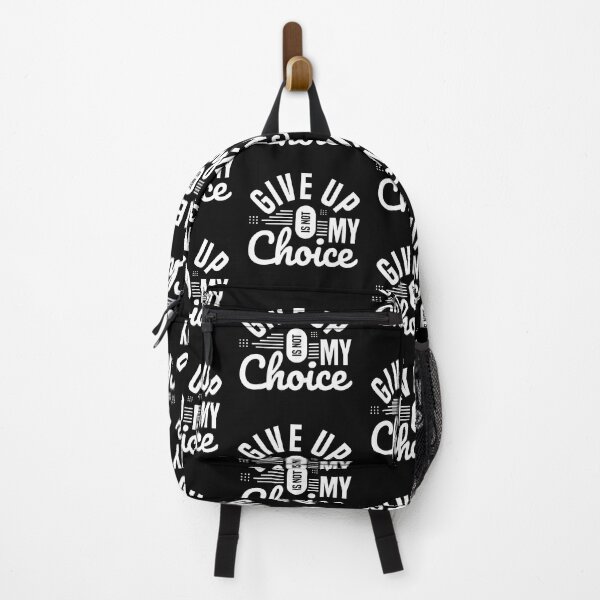 Item preview, Give Up Is Not My Choice Always Think To Be Positive Aspire To Inspire Before The Expire Funny Saying Happy Life Apparel Essential Motivation Inspiration Joy Mood designed and sold by DesignByHeartUK.