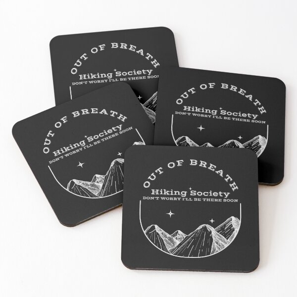 Item preview, Out Of Breath Hiking Society designed and sold by AwakenedSoul.