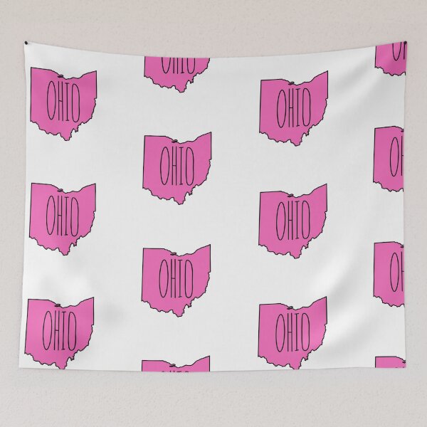 Item preview, Ohio Red Scarlet State Pink designed and sold by Niklauss.