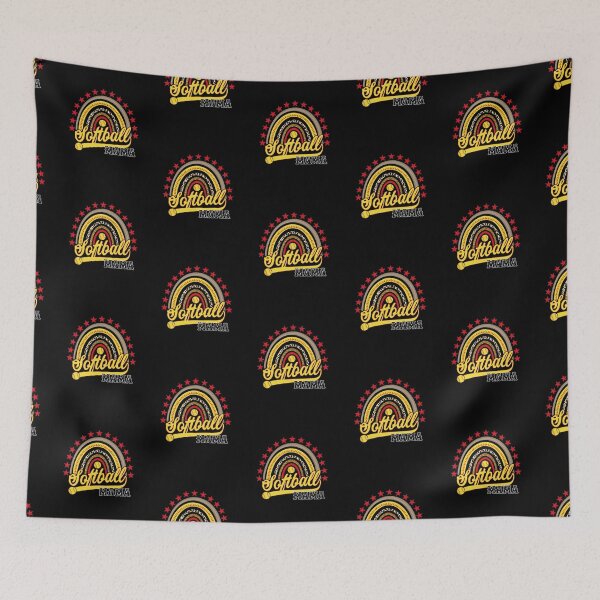 Item preview, Softball Mama Fastpitch Softball Mom Rainbow Stars  designed and sold by 99Fastpitch.