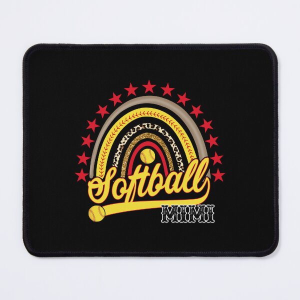 Item preview, Ball Mimi Fastpitch Softball Mom Rainbow Stars designed and sold by 99Fastpitch.