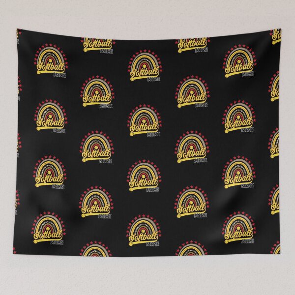 Item preview, Ball Mimi Fastpitch Softball Mom Rainbow Stars  designed and sold by 99Fastpitch.
