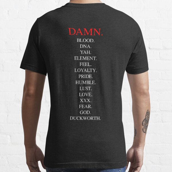 damn kendrick lamar t shirt