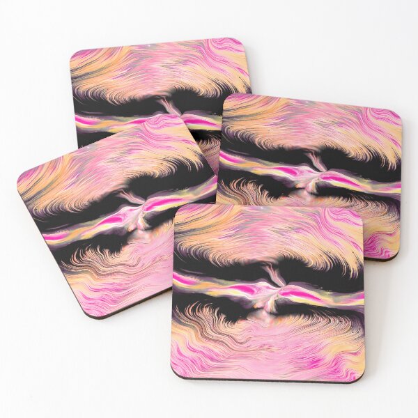 Item preview, PATTERN DESIGN STUDY #39 - Colorful Abstract of Feathery Swirls designed and sold by DEL-Productions.