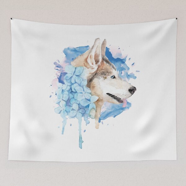 Item preview, Watercolor Siberian Husky Dog Lover Artistic Husky Gift designed and sold by MintedFresh.