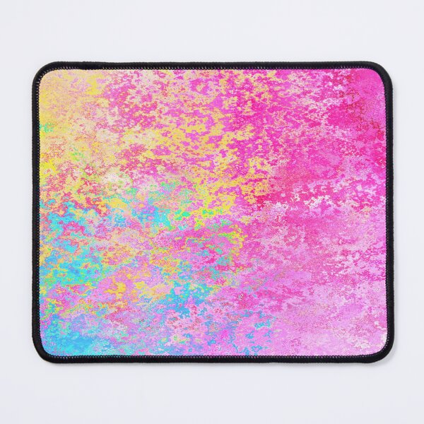 Item preview, PATTERN DESIGN STUDY #38 - Colorful Abstract Purple Pink Yellow Blue Mottle Texture designed and sold by DEL-Productions.