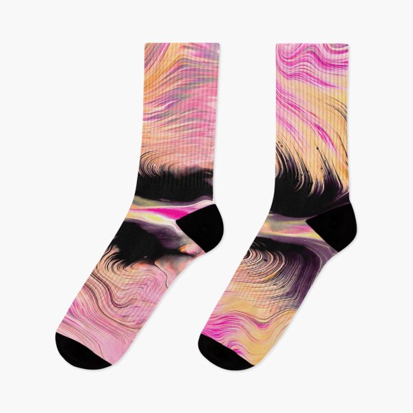 Item preview, PATTERN DESIGN STUDY #39 - Colorful Abstract of Feathery Swirls designed and sold by DEL-Productions.
