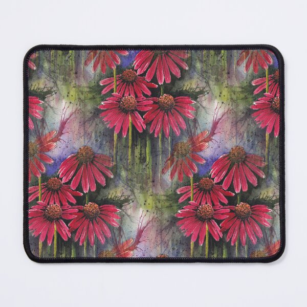 Item preview, Vibrant Coneflowers Pattern Watercolour Design designed and sold by Oirabot.