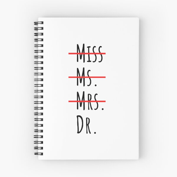 Artikelvorschau, Fräulein Frau Dr. Abschlussgeschenk für MD, DO, Doktorat, PH.D. entworfen und verkauft von Sophie’s Tees.