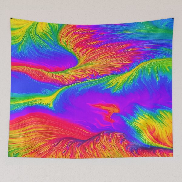 Item preview, PATTERN DESIGN STUDY #40 - Colorful Abstract of Feathery Filaments designed and sold by DEL-Productions.