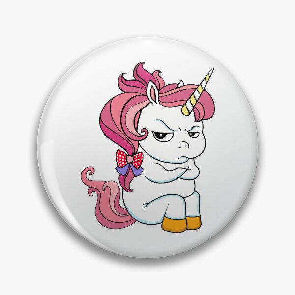 Item preview, Unicorn, Pouting Unicorn, Angry Unicorn, Pouting, Angry, Great Gift Idea For Children & Unicorn Lovers, Cute Unicorn, Whimsical Gift Ideas, Baby's Nursery, Nursery Decorations designed and sold by CreativeCranium.