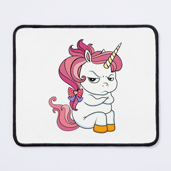 Item preview, Unicorn, Pouting Unicorn, Angry Unicorn, Pouting, Angry, Great Gift Idea For Children & Unicorn Lovers, Cute Unicorn, Whimsical Gift Ideas, Baby's Nursery, Nursery Decorations designed and sold by CreativeCranium.