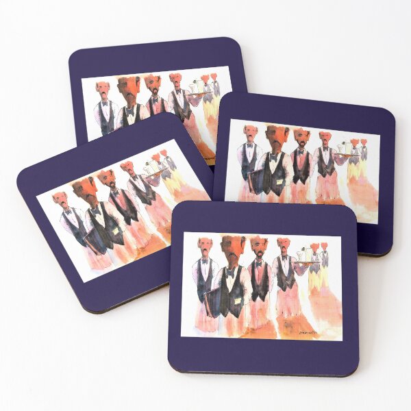 Item preview, Formal Waiters In Ties Ready For Their Customers  designed and sold by DonSylvester.