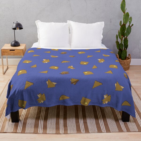 Toasty Toast with Butter Throw Blanket