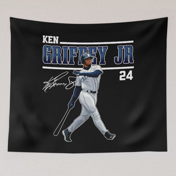 Item preview, Ken Griffey Jr The Kid Seattle Baseball Legend Signature Vintage Retro 80s 90s Bootleg Rap Style designed and sold by LedanWyman.