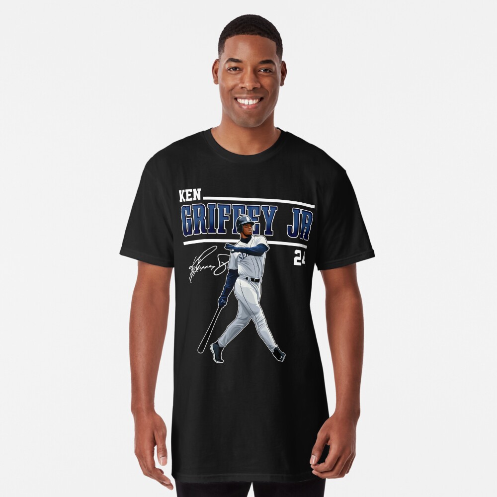 Ken Griffey Jr The Kid Seattle Baseball Legend Signature Vintage Retro 80s 90s Bootleg Rap Style Hip-hop Music Men's Premium T-Shirt | Redbubble