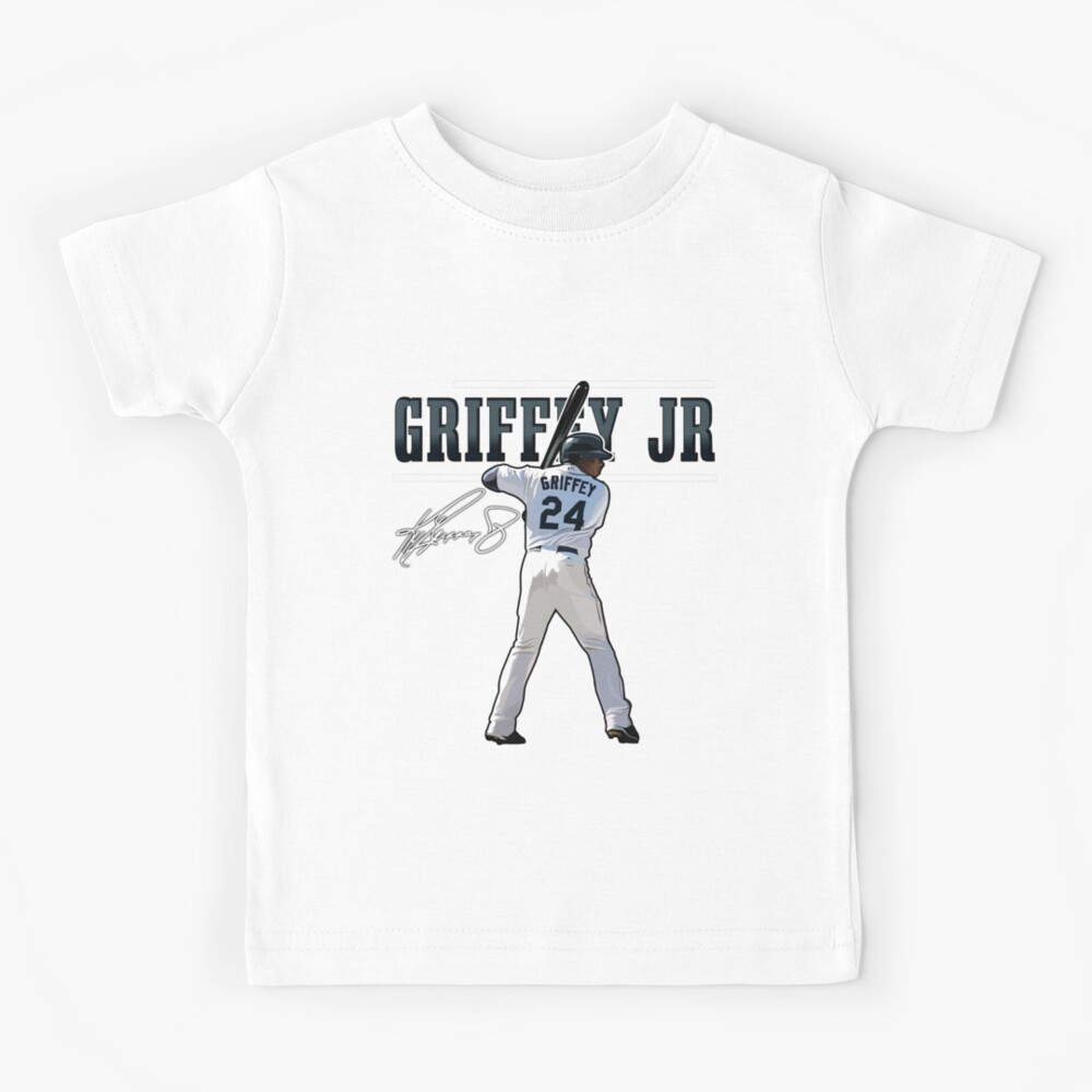Ken Griffey Jr T-ShirtKen Griffey Jr The Kid Basketball Legend Signature  80s 90s Bootleg Rap | Kids T-Shirt