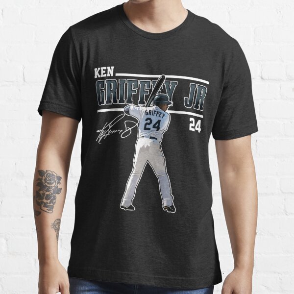 Original Ken Griffey Jr The Kid Baseball Legend Signature Vintage Retro 80s  90s Bootleg Rap Style Gift For Ba For men T-shirt