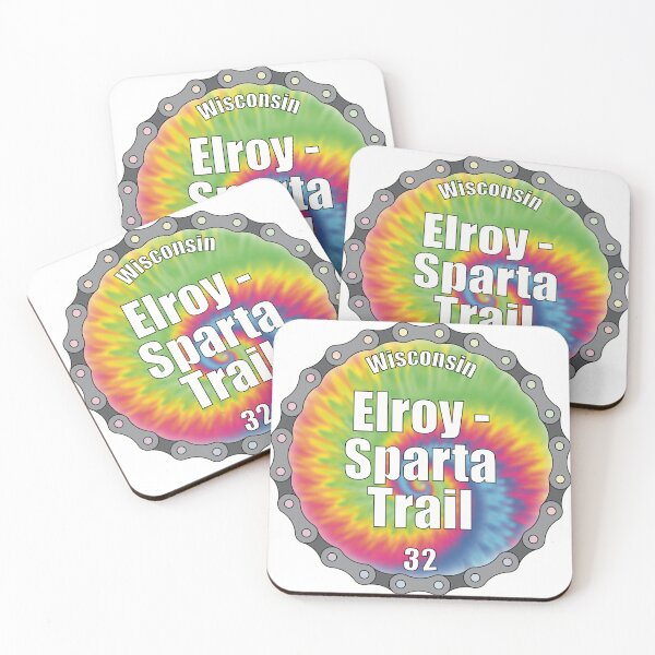 Item preview, Elroy Sparta Rail Trail (tie dye) designed and sold by PurpleCowStudio.
