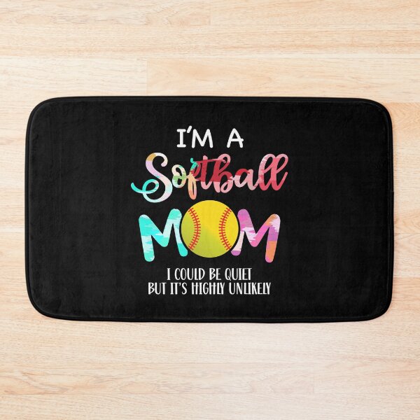 Item preview, Soy una mamá de softbol. Podría estar callada, pero es muy poco probable. Lanzamiento rápido. designed and sold by 99Fastpitch.