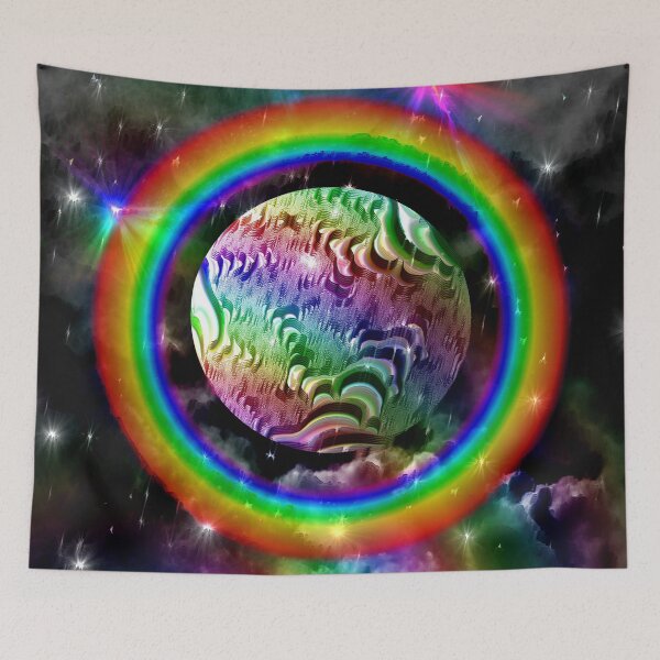 Item preview, Planet Rainbow  designed and sold by Roanemermaid.