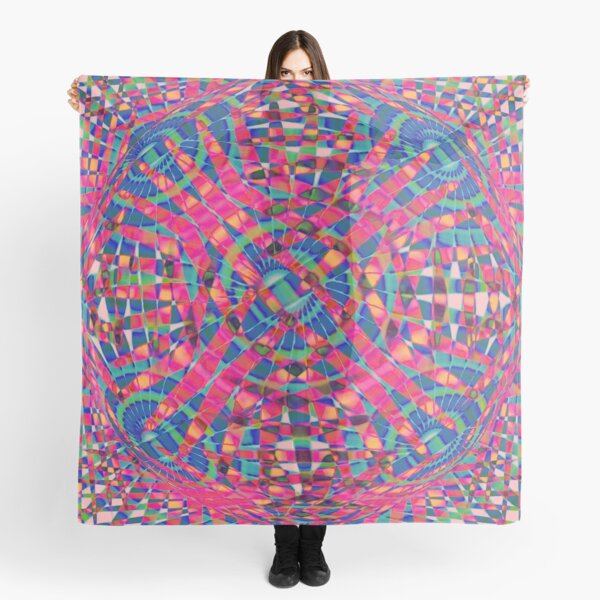 Mandala Purple Scarf