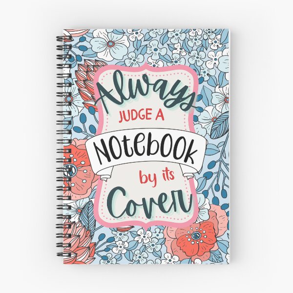 Item preview, Always Judge a Notebook by its Cover (Blue) designed and sold by oodlesdesigns.