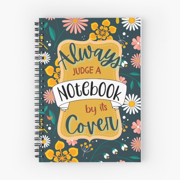 Item preview, Always Judge a Notebook by its Cover (Dark Green) designed and sold by oodlesdesigns.