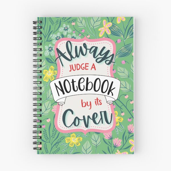 Item preview, Always Judge a Notebook by its Cover (Spring) designed and sold by oodlesdesigns.