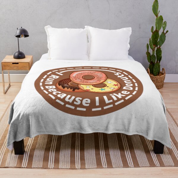 Item preview, I Run Because I Like Donuts designed and sold by khadijat297.