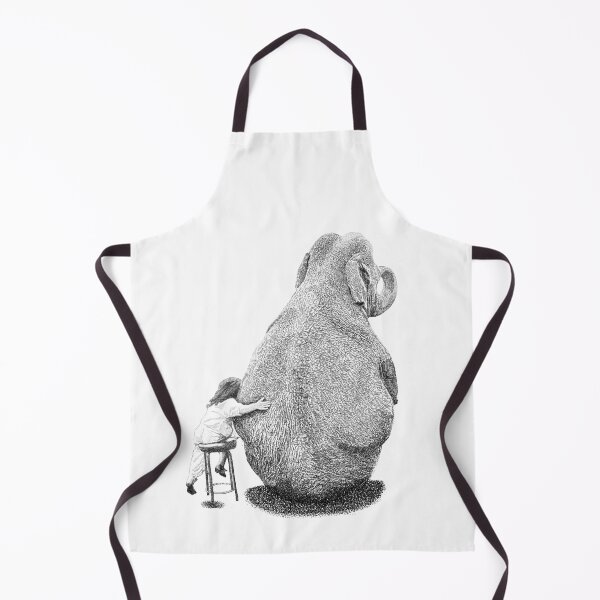 Item preview, Girl Hugging Elephant designed and sold by Bill Skraps.