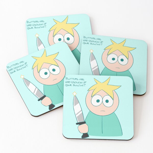 Item preview, Butters with a Knife Has Had Enough designed and sold by cosmiceffigy.