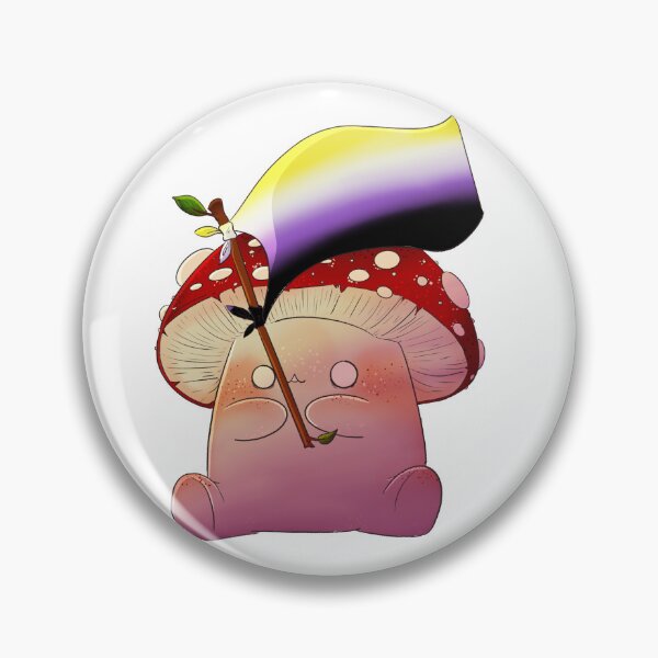 Item preview, Nonbinary Mush Friend  designed and sold by Artfromtheabyss.