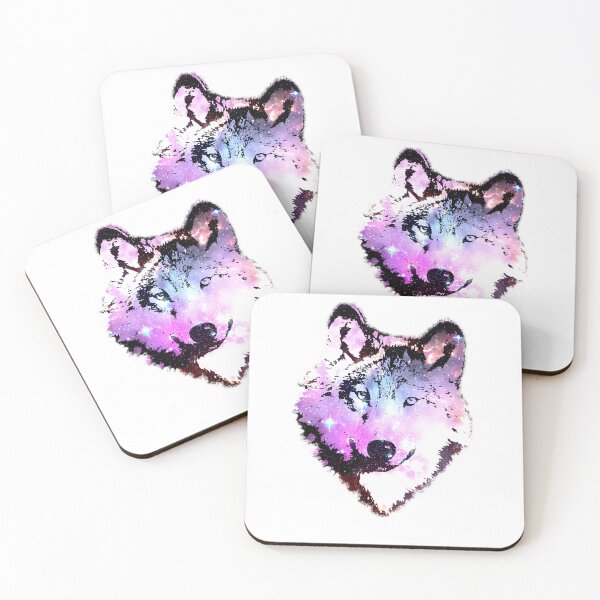 Item preview, Space Wolf Trippy Cosmic Space Art for Yoga designed and sold by Dr-Pen.