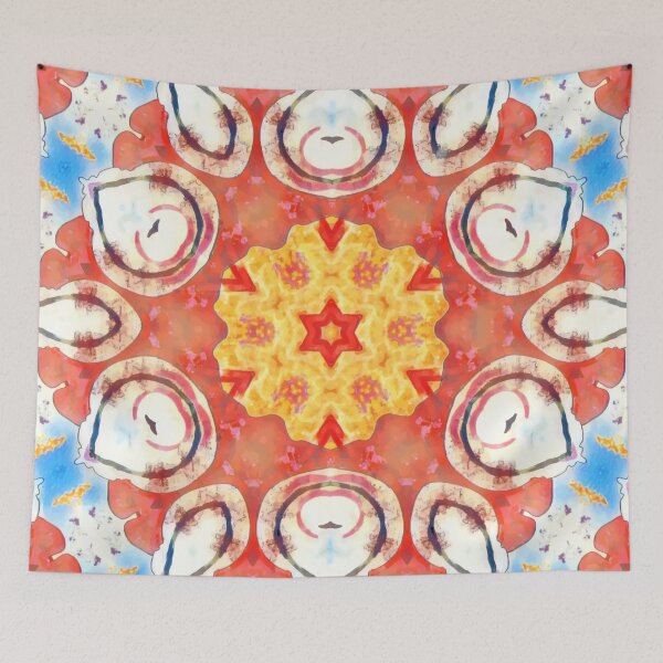 Item preview, Pastel Flower Geometric Pattern designed and sold by MediaArtbyMara.