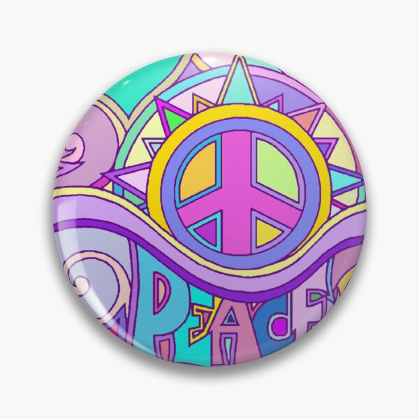 Item preview, Psychedelic Hippy Retro Peace Art designed and sold by Alondra.