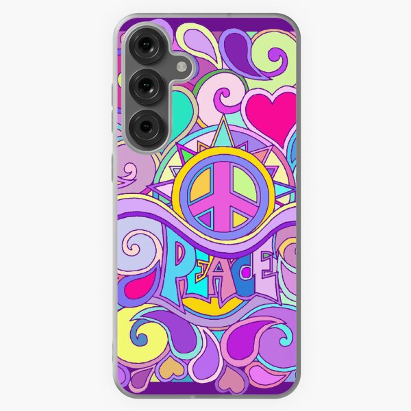 Aperçu de l'œuvre Art de la paix rétro hippie psychédélique créée et vendue par Alondra.