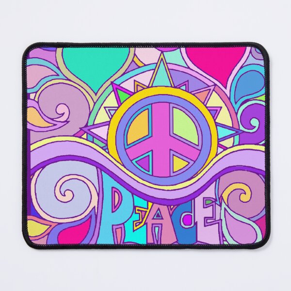 Item preview, Psychedelic Hippy Retro Peace Art designed and sold by Alondra.