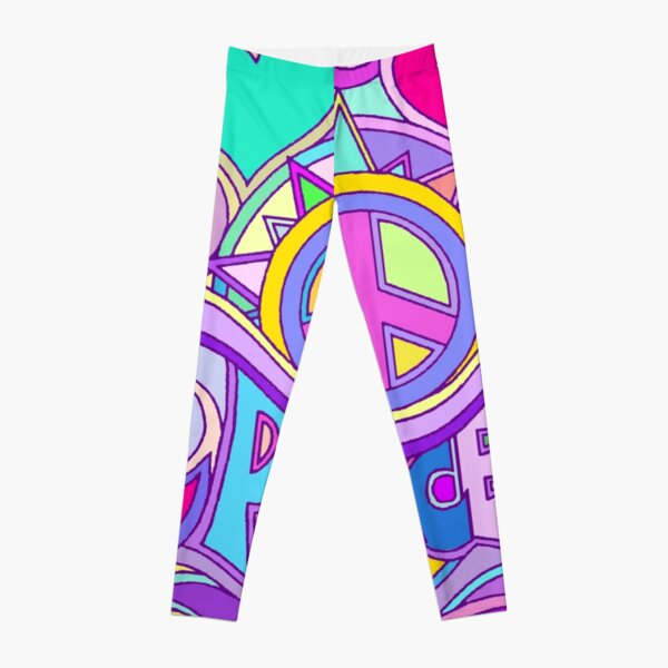 Purple Mystique Metallic Leggings Pants Rave, Festival, EDM, 80s Clothing  High Waisted Funky 