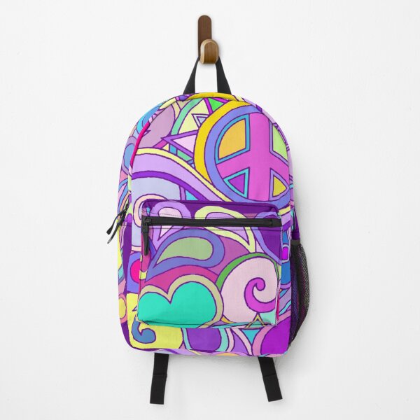 Item preview, Psychedelic Hippy Retro Peace Art designed and sold by Alondra.