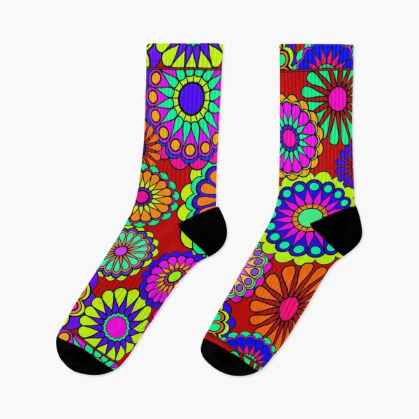 Item preview, Flower Power Retro Style Hippy Flowers designed and sold by Alondra.