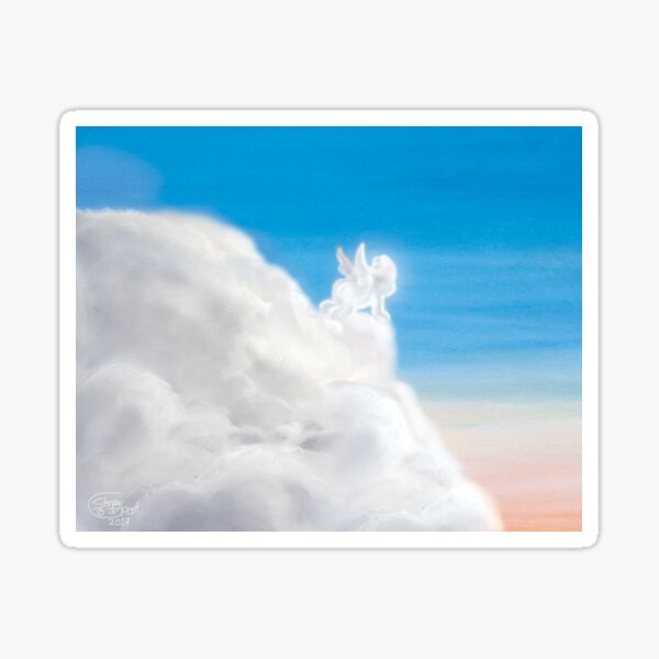 Little Cloud Angel Sticker