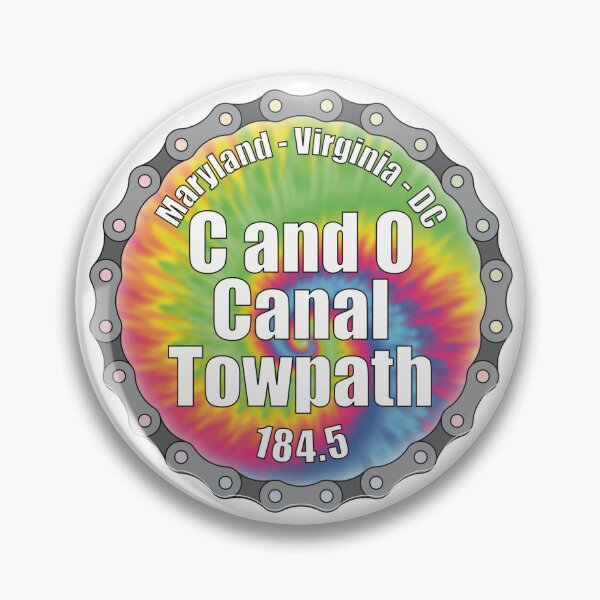 Item preview, C and O Canal Towpath Trail (tie dye) designed and sold by PurpleCowStudio.
