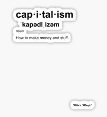 Capitalism Sticker