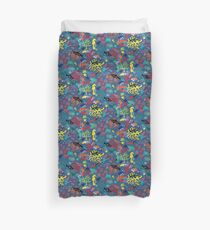 Ocean Colour Scene - fun nautical pattern by Cecca Designs Duvet Cover